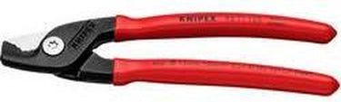 Knipex kabelschaar | lengte 160 mm kunststof mantel | 1 stuk - 95 11 160 - 95 11 160