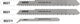 Wolfcraft - acryl decoupeerzaagbladen - decoupeerzaagblad fijne rechte en bochtsnede voor - hcs-bladen met t-schacht – speciaal voor acryl en acrylglas - 8027000