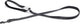 Beeztees safety gear parinca premium - hondenriem - led - nylon - zwart - 150x2,5 cm