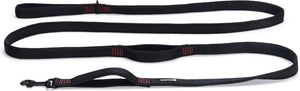 Beeztees parinca premium - hondenriem - nylon - zwart - 300 cm x 25 mm