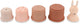 Trixie stapelpotjes – 5 stuks – mrs. rabbit – siliconen badspeelgoed – stapel- en gietbekers – vanaf 6 maanden