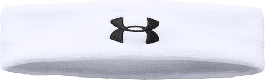 Under armour hoofdband performance witte zweetband hoofd heren - wit