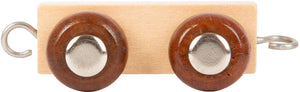 Small foot - houten lettertrein trailer - 12 stuks