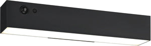 Eglo voscari wandlamp buiten - sensor - solar - 28.5 cm - zwart - dimbaar