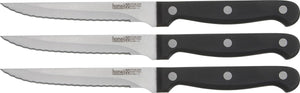 Homey's cooking equip steakmessenset - 3-delig - rvs abs - microkarteling