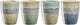 Leonardo matera mok 300ml assorti - set 4