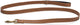 Beeztees balacron ax - hondenriem - kunstleer - bruin - 180x2,5 cm