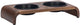 Designed by lotte melora - dinerset kat - hout rvs - zwart - 36x17x6,5 cm - 350 ml