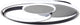 Brilliant runda - plafondlamp - led 51,5w - 3000k-6000k - zwart