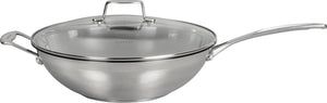 Scanpan impact wok met deksel 32 cm - rvs, pfas-vrij