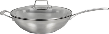 Scanpan impact wok met deksel 32 cm - rvs, pfas-vrij
