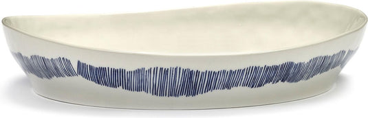 Serax - ottolenghi feast - serveerkom s - wit blauw - 30 ø