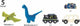 Brio world dinosaur battery train - trein met batterij