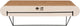 D d home wandplank - david l - beige