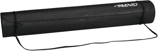 Avento fitness yoga mat basic - 173 x 61 x 0.4 cm - zwart