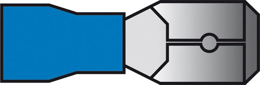Carpoint kabelverbinders 740 blauw blister 10-stuks