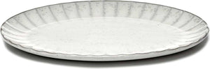 Serax - sergio herman inku - ovaal bord l - wit - 2 stuks