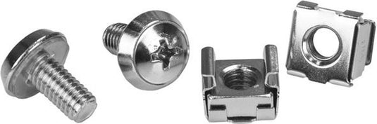 Startech m6 serverkast rack schroeven en m6 kooimoeren - 20 stuks