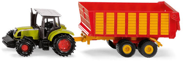 Siku 1650 claas tractor met silagewagen 1:72