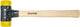 Wiha kunststof hamer safety middelhard middelhard met hickorysteel, rond-slagkop - 26643