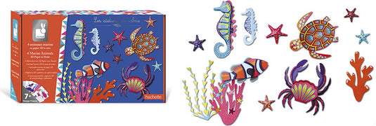 Janod - les ateliers du calme - 3d zeedieren - knutselset
