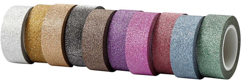 Chargez l'image dans la visionneuse de la galerie, Creativ company https: www.cchobby.nl glitter-tape-b-15-mm-diverse-kleuren-10x6-m-1-doos
