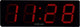 Nextime big d – wandklok tafelklok – 51.5 × 18 × 4.5 cm – plastic – rood