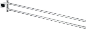 Grohe essentials cube handdoekhouder - met twee draaibare armen