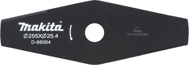 Makita 2-tands grassnijmes staal twee tanden voor zeisen en bosmaaiers 255 x 25.4 mm ( d-66064 )