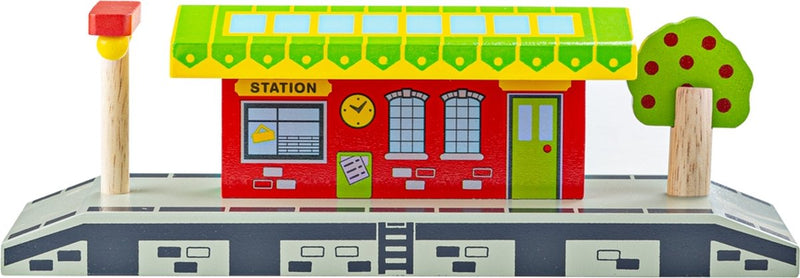 Afbeelding laden in galerijviewer, Bigjigs houten rails - dorpsstation
