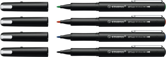 Stabilo dr!ver medium fineliners - 4dlg.