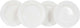 Gimex royal line diepbord - ivory - 4 stuks