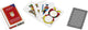 Speelkaarten napoletane 82 mm pvc rood 41-delig