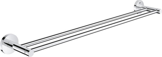 Grohe essentials dubbele handdoekhouder - 60 cm - metaal - chroom