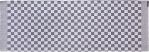 Ddddd - 2x tafelloper - barbeque - 50 x 140 cm - blauw - set van 2 stuks