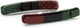 Xlc bs-x09 vervangend remblokken - reserveonderdeel - set van 4 stuks - 72mm - groen zwart rood