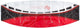 Dragon fly parachutevlieger - santana 200 - rood wit