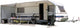 Eurotrail schuifluifel caravan 820 x 240 cm polyester grijs