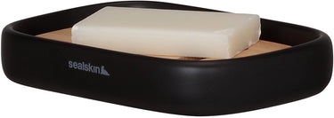Sealskin mind - zeephouder - zeepbakje - fsc - houtlook zwart