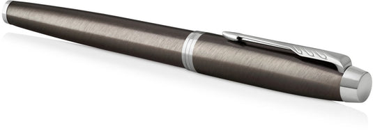 Parker im-vulpen | dark espresso | medium penpunt met blauwe inktnavulling | met geschenkdoos