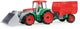 Lena speelgoed tractor truxx met hooiwagen - boerderij speelgoed.