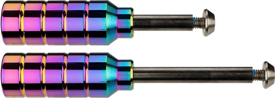 Black dragon - stuntstep peg set - neochrome - aluminium staal