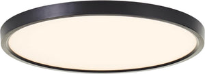 Brilliant galo - plafondlamp - led 26w 3000lm - 3000k - 40cm - zwart