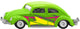 Siku vw beetle custom speelgoedauto - modelauto voor kinderen.