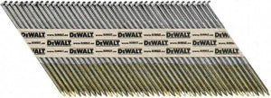 Dewalt dnpt28r75g12z 33º papiergebonden spijkers 2.8x75mm verzinkt geringd ve=2200