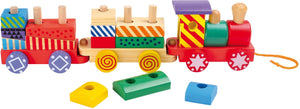 Small foot - houten stapelblokken trein, 16dlg.