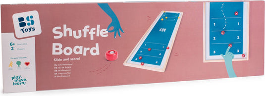Bs toys shuffleboard met 8 schijven - 2 spelers