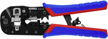 Knipex krimptangen voor rj45-westernstekkers | 190 mm - 975113