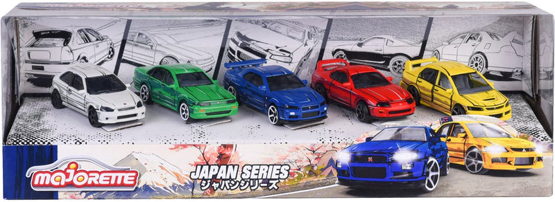 Afbeelding laden in galerijviewer, Majorette japan series die-cast auto's giftpack, 5st.
