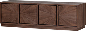 Woood sun tv-meubel - recycled teak - bruin - 45x150x44